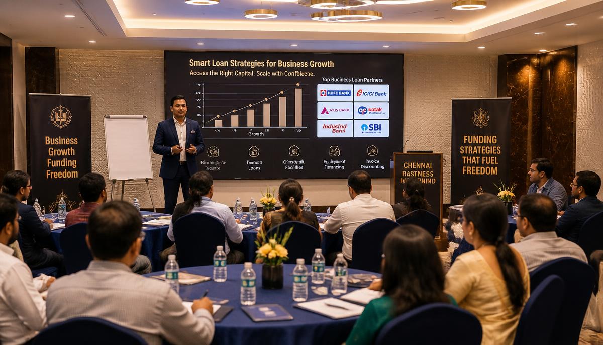 Indian professionals attending a loan advisory masterclass training session